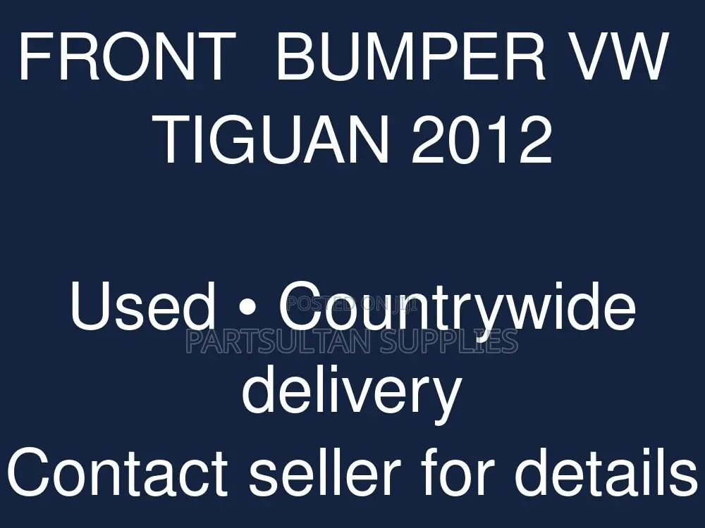 Front Bumper Vw Tiguan 2012