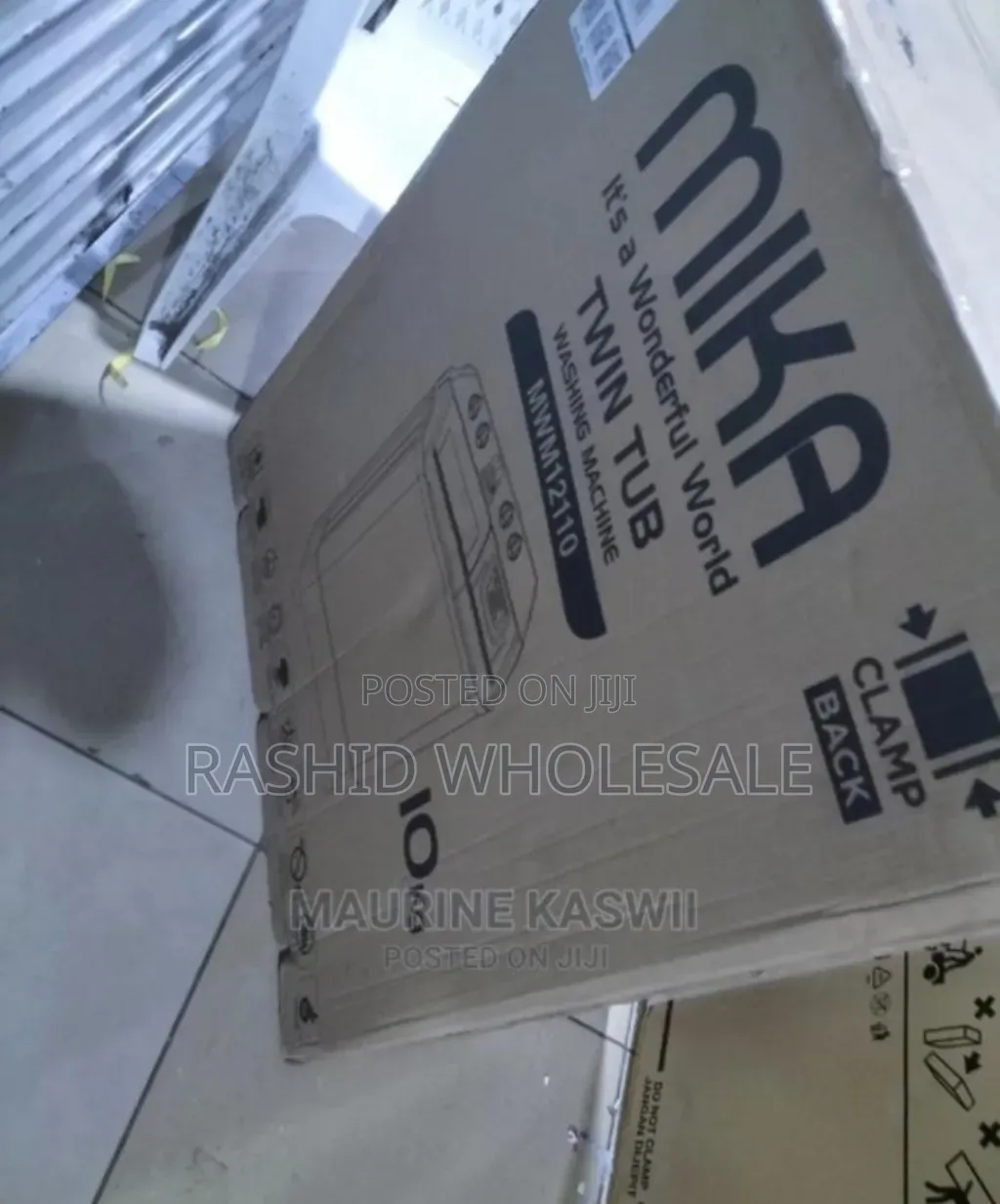 Pay on Delivery√ - Two Tab - Mika 10kgs Twin Tub Washing Machine