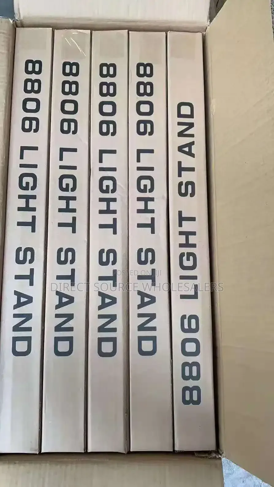 Strong 2 Meter Iron Light Stand for Ring Light, Camera Softbox