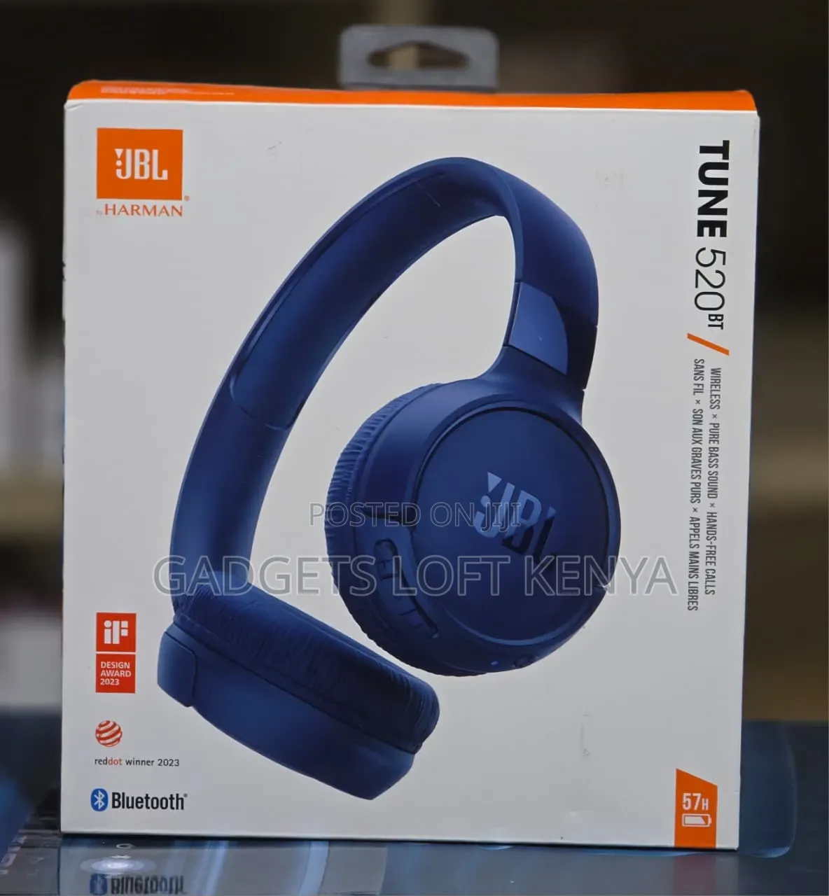 JBL Tune 520BT Wireless on-Ear Headphones