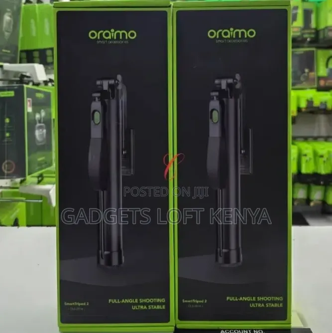 Brand New Oraimo Smart Tripod 2 (OLS-201A) 360° Gimbal Stabilizer