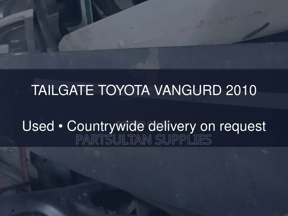 Tailgate Toyota Vangurd 2010