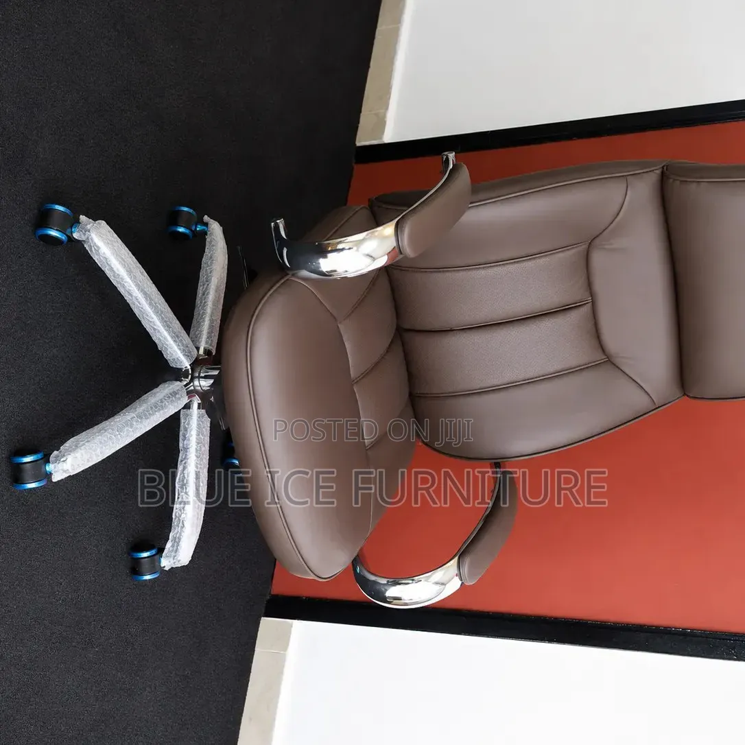High Back Executive Office Chair-Premium Brown Chair