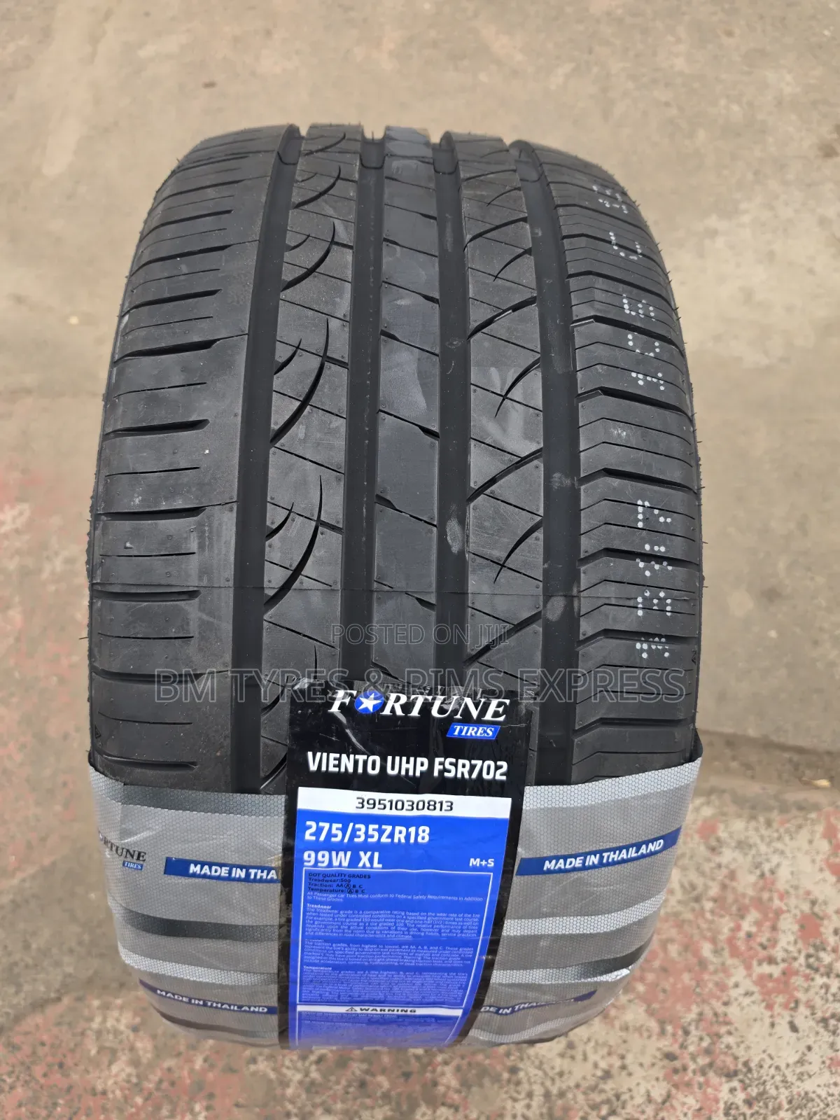 275 /35 R18 FORTUNE TIRES (Thailand)