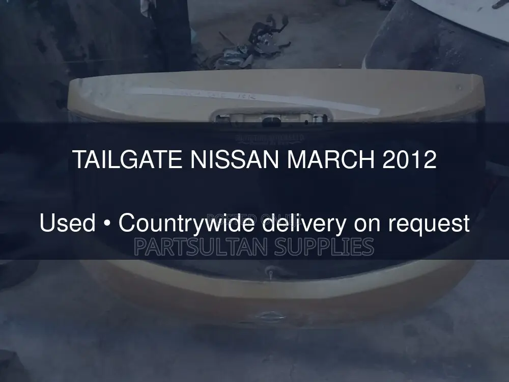 Tailgate Nissan March 2012