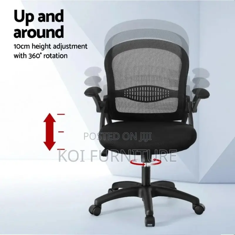 Office Chairs; Mid Back Ergonomic Swivel Office Chairs