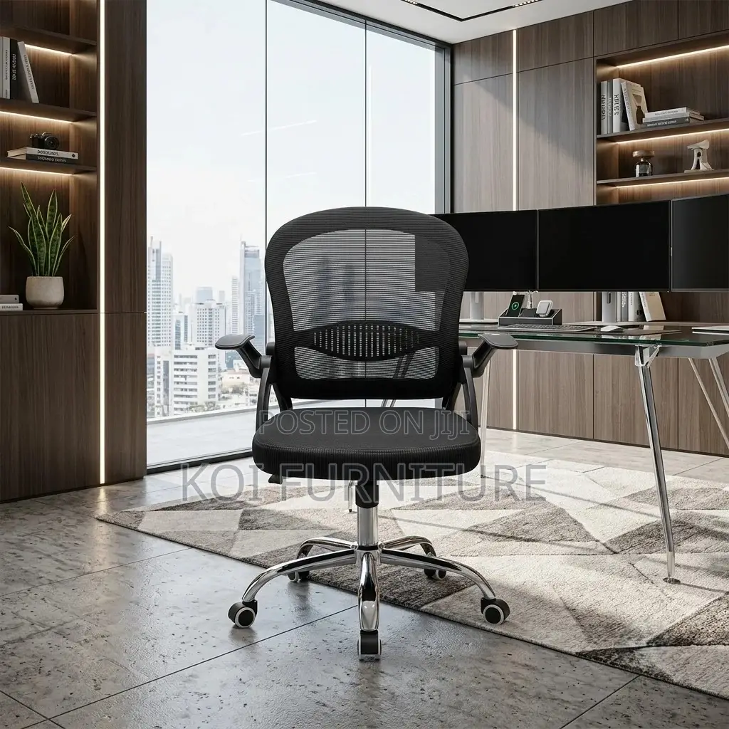 Office Chairs; Mid Back Ergonomic Swivel Office Chairs