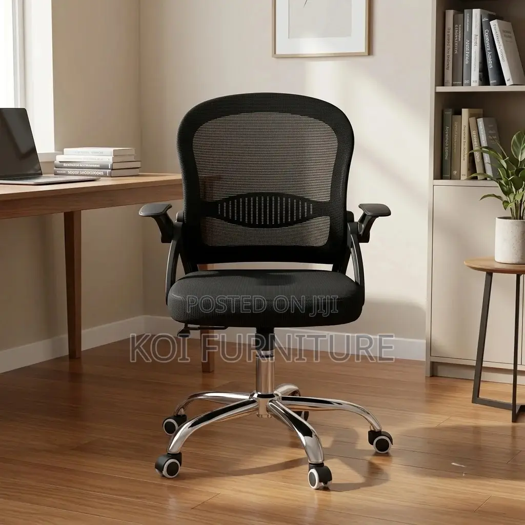 Office Chairs; Mid Back Ergonomic Swivel Office Chairs