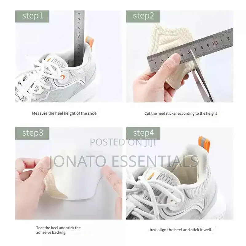 Adjustable Heel Grips Shoe Size Reducer Anti Blister Pads