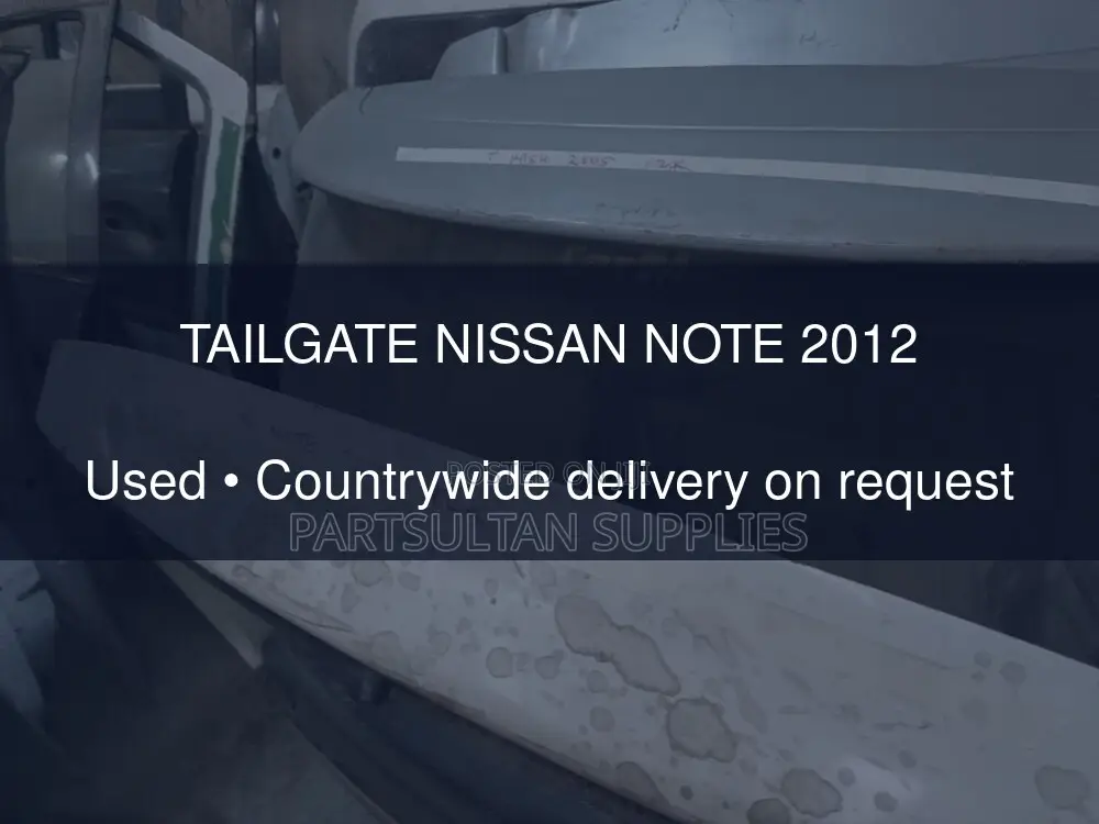 Tailgate Nissan Note 2012