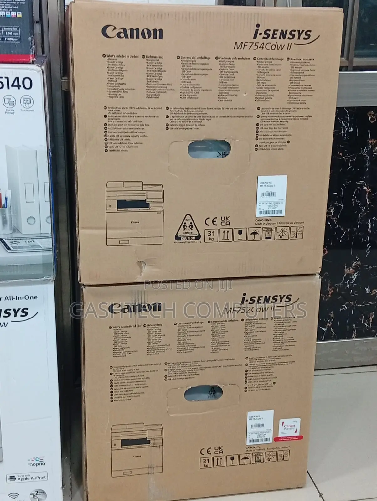 Canon I-Sensys MF752Cdw II Multi-Function Colour Laser Printer