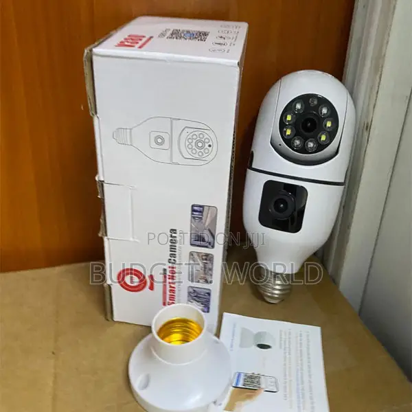 V380 Pro Dual Lens Indoor Monitoring Camera With 360° Rotation