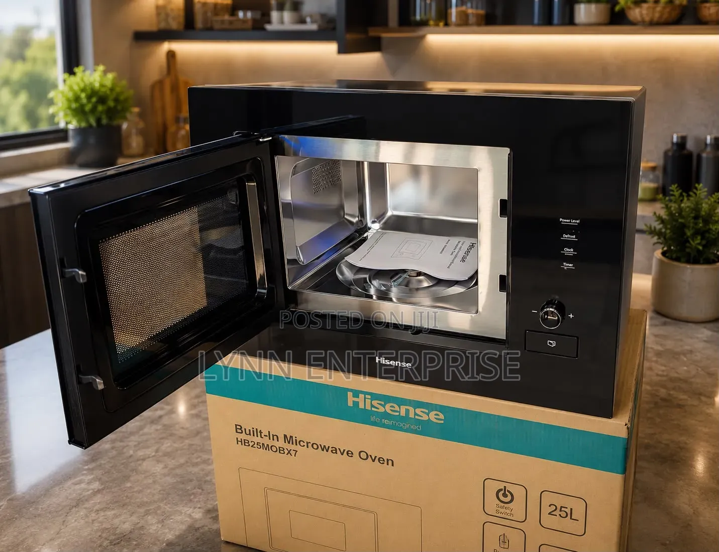 Hisense Microwave Inbuilt Microwave Oven HB25MOBX7 25Litres