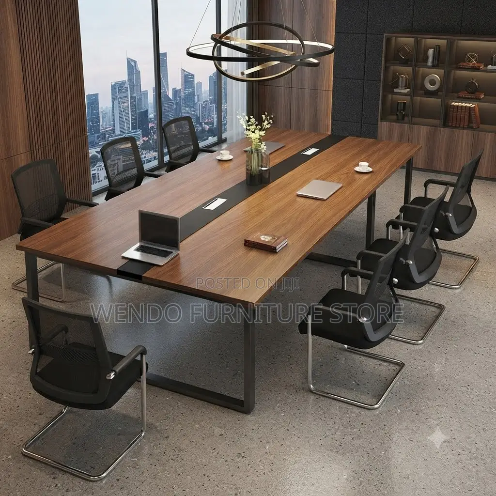 Boardroom Table; 2.4 Meter Office Members Boardroom Meeting Table