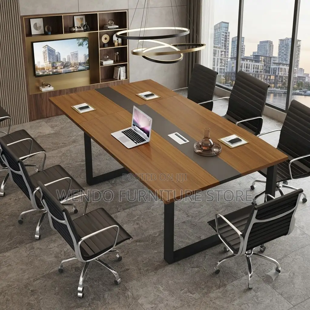 Boardroom Table; 2.4 Meter Office Members Boardroom Meeting Table