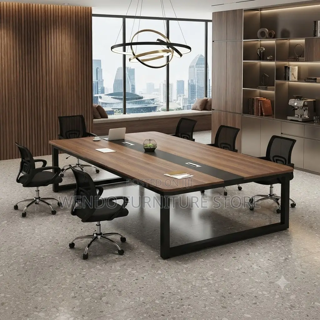 Boardroom Table; 2.4 Meter Office Members Boardroom Meeting Table