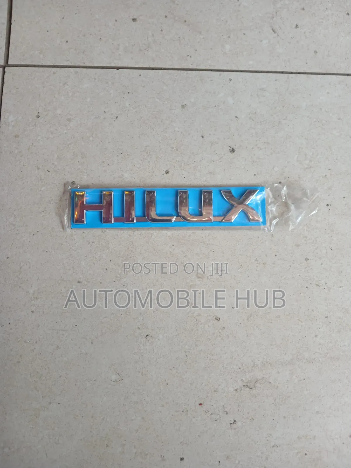 Toyota Hilux Name Logo Emblem Badge Chrome