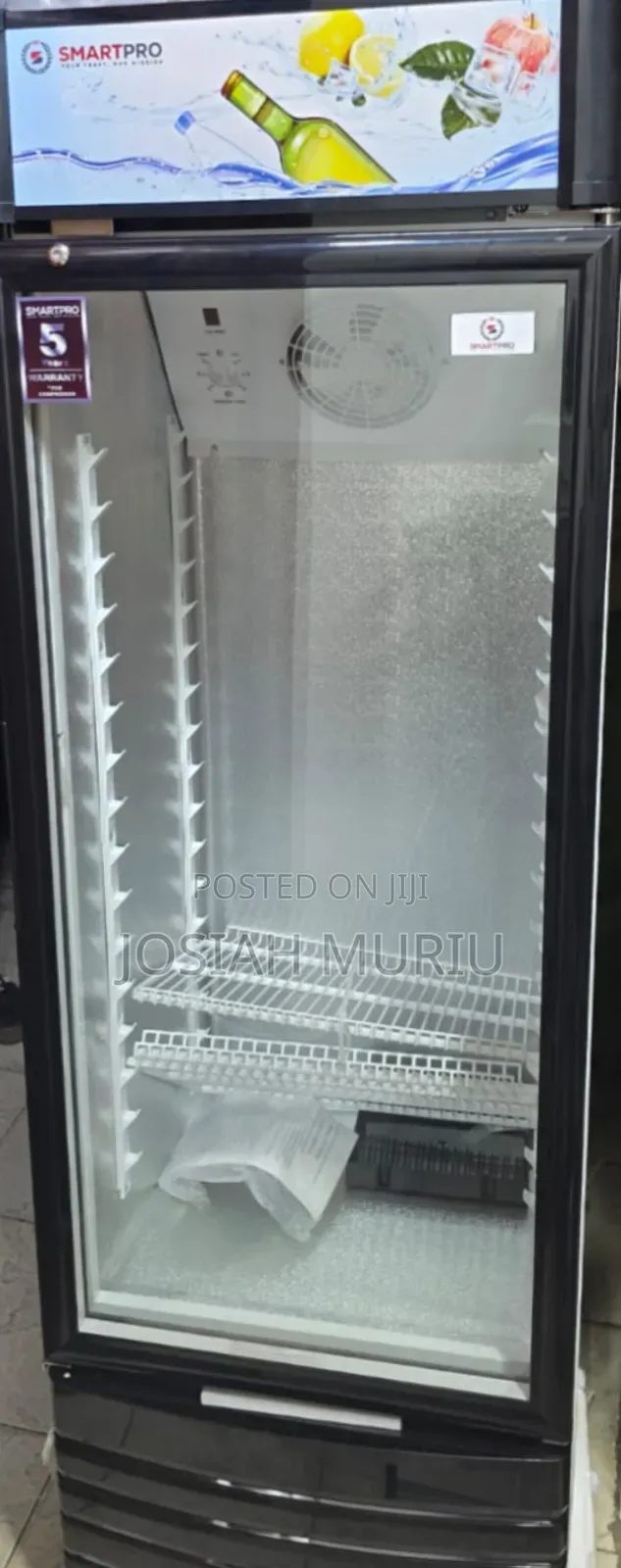 Smart Pro 209l Upright Display Fridge