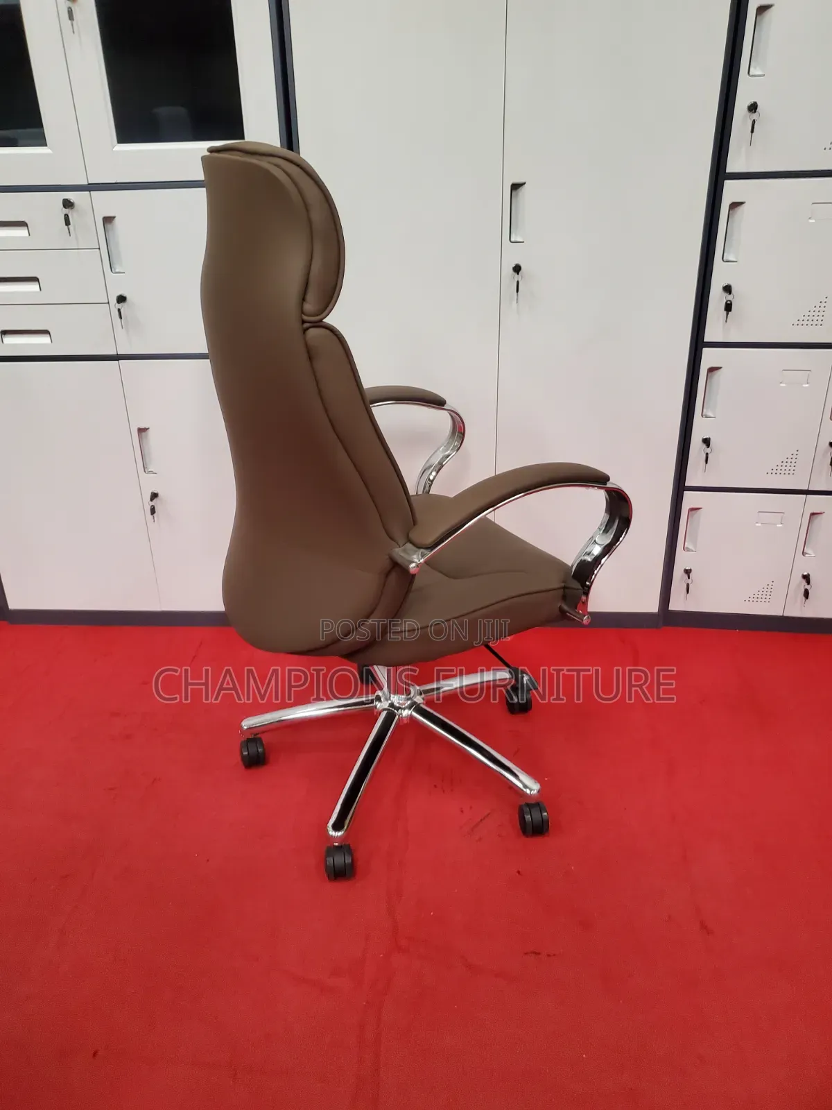 Brown Executive High Back Office Chair