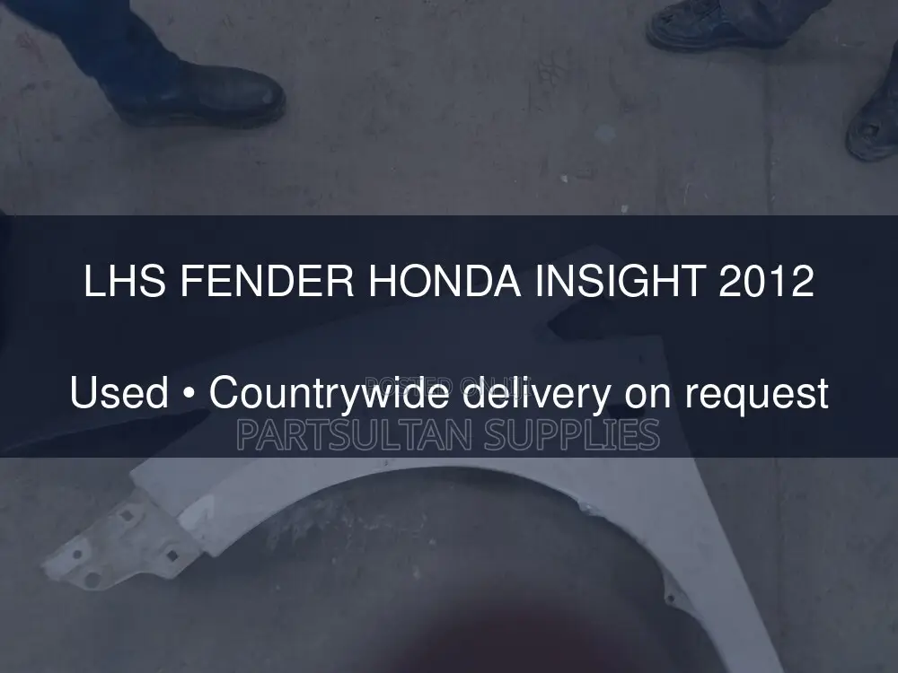 LHS Fender Honda Insight 2012