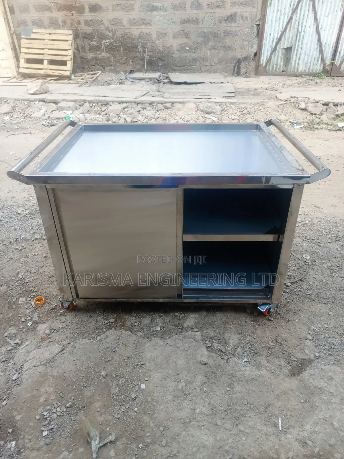 Stainless Steel Work Table Trolley