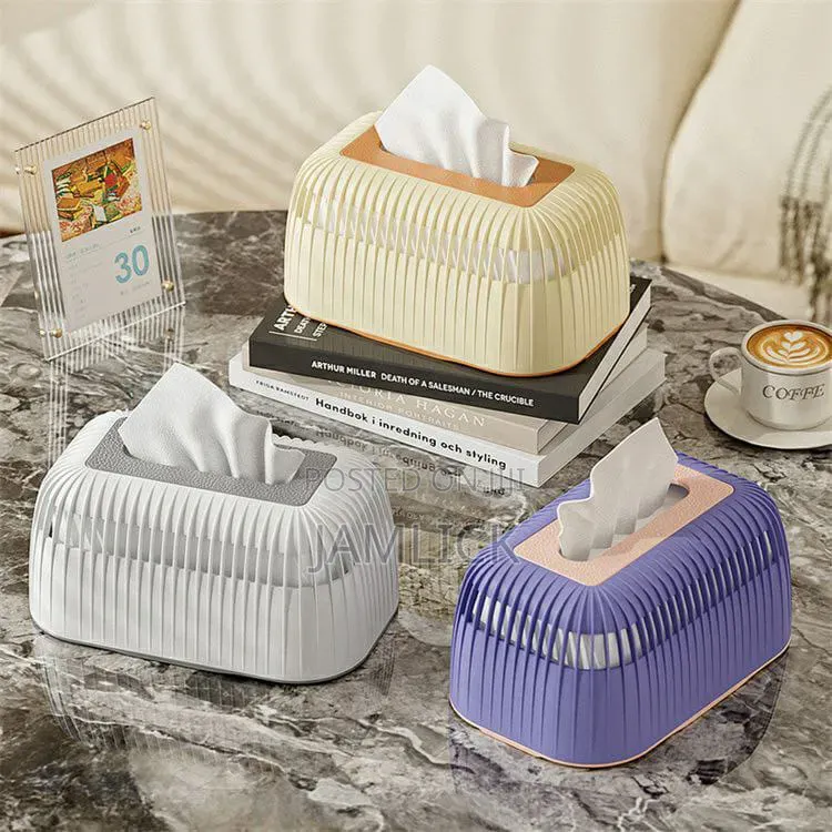 Striped Tissue/Serviette Box - Ev