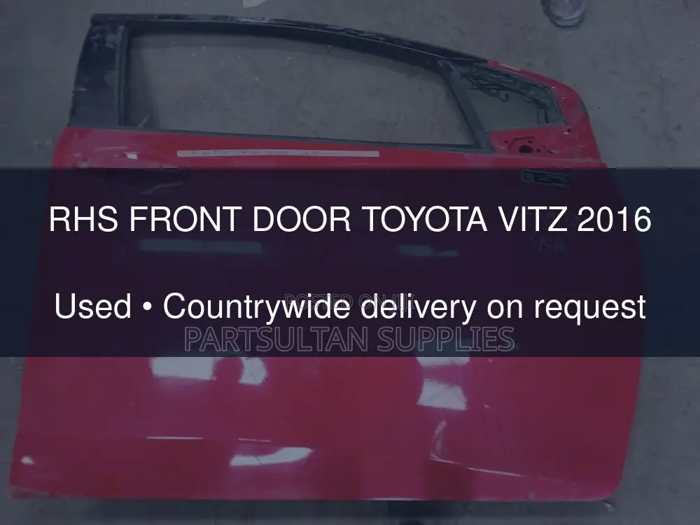 RHS Front Door Toyota Vitz 2016