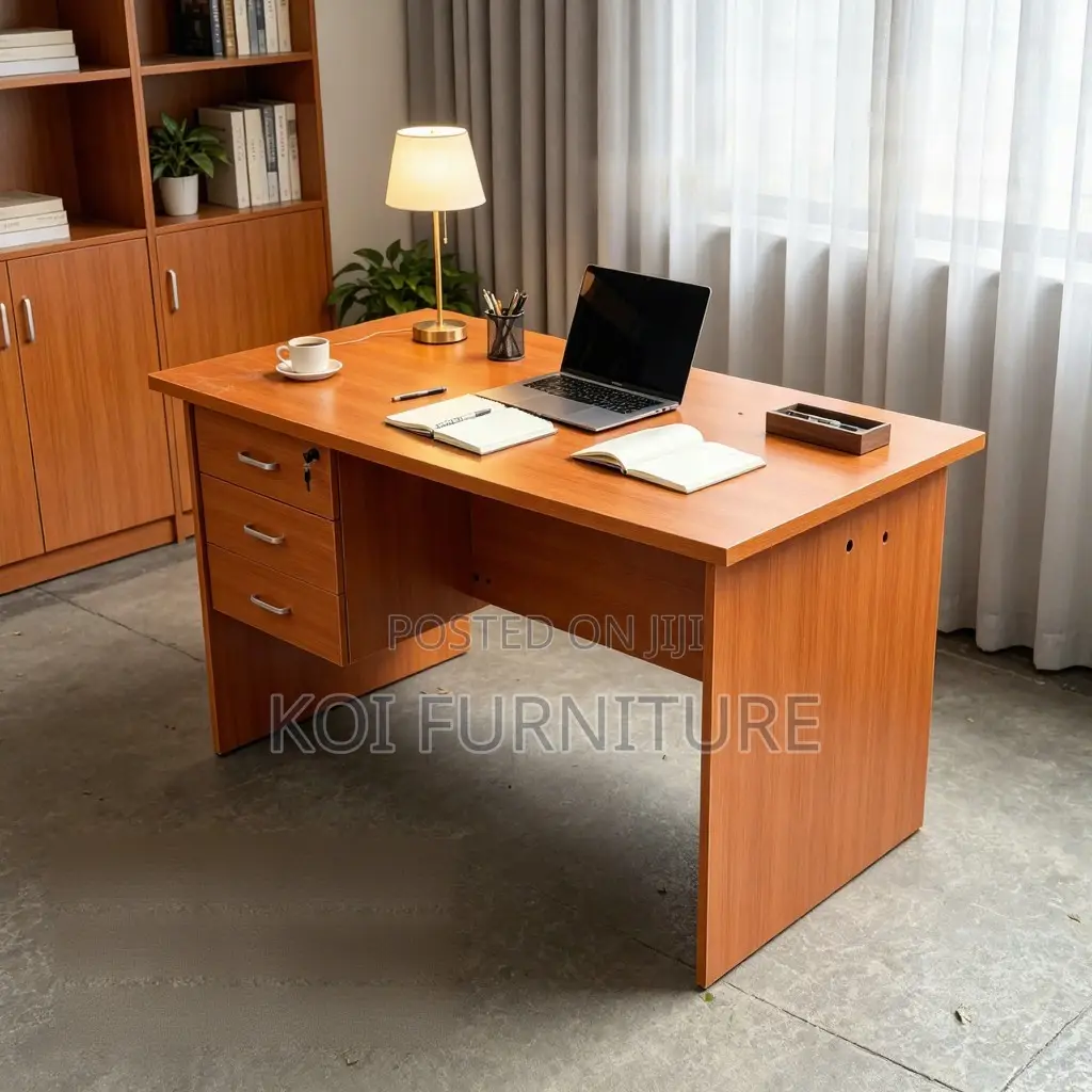 Office Desk; 1.2 Meters Quality Clerical Desk With Lockable Drawer