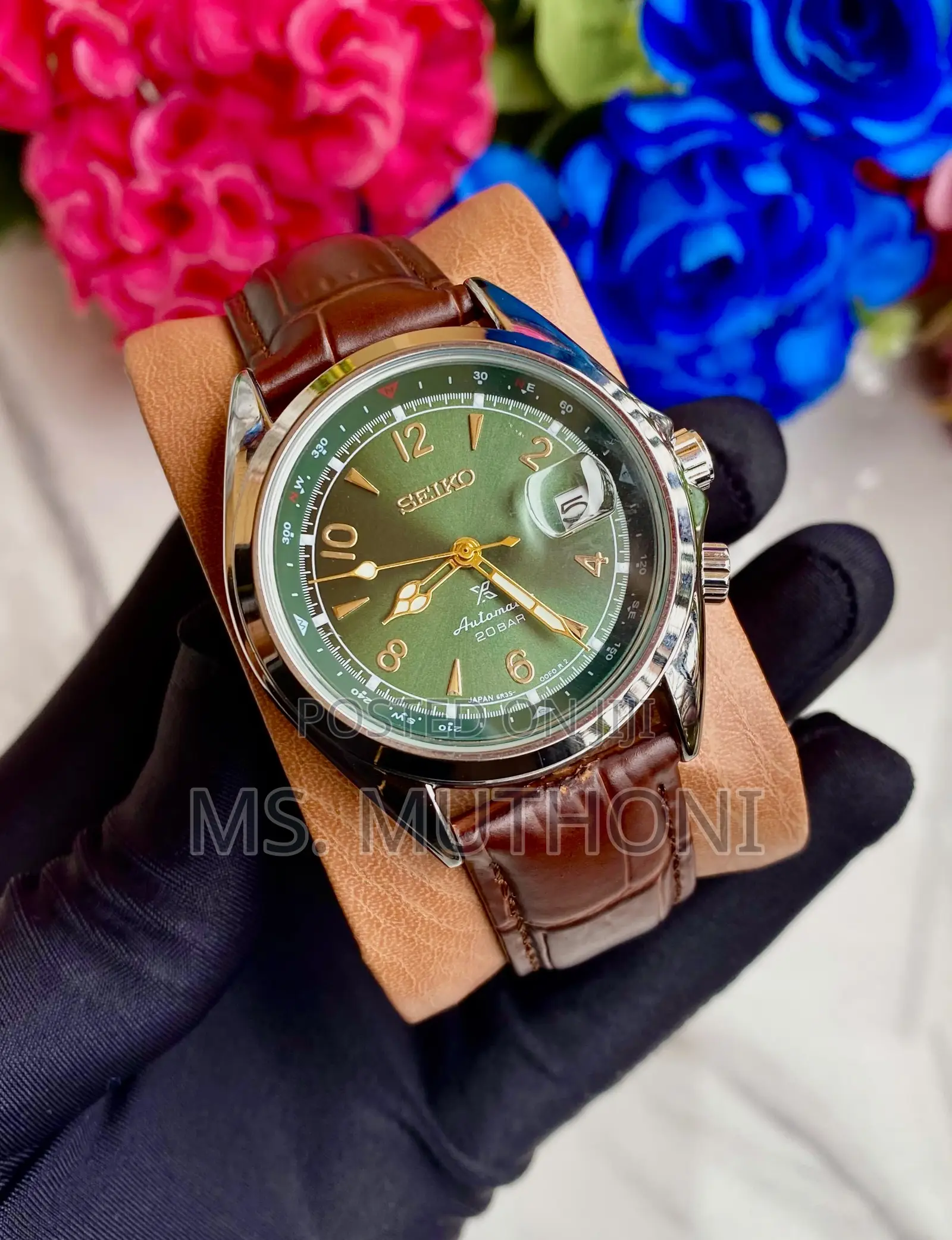 The Legendary Automatic Seiko Alpinist, Redefined , Green Dial .