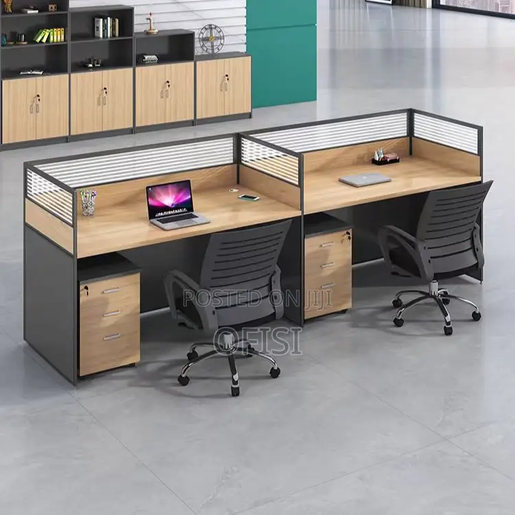 Office Workstation; 2 Way Straight Office Workstation