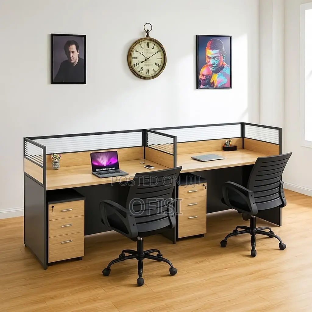 Office Workstation; 2 Way Straight Office Workstation
