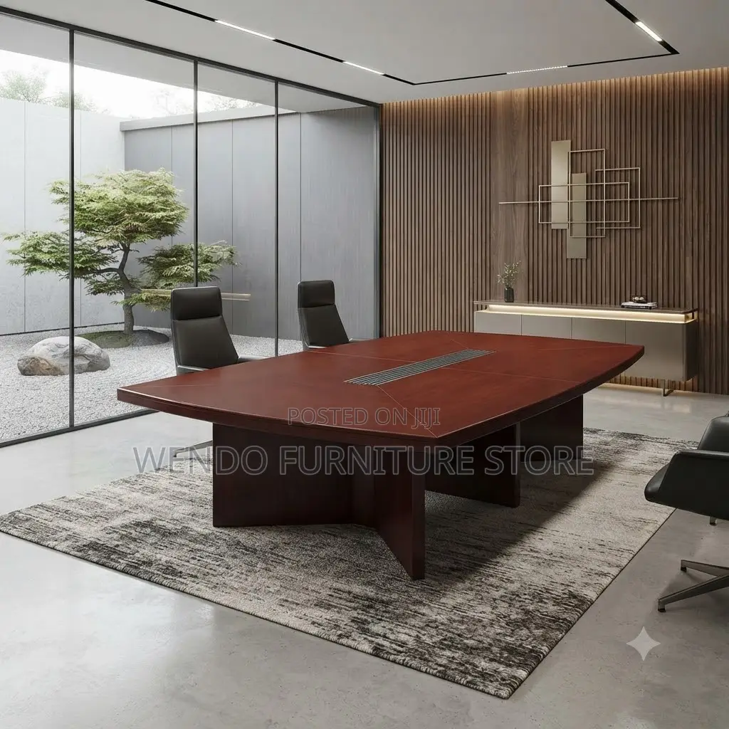 Boardroom Table; 2.4 Meters Mahogany Executive Boardroom Table