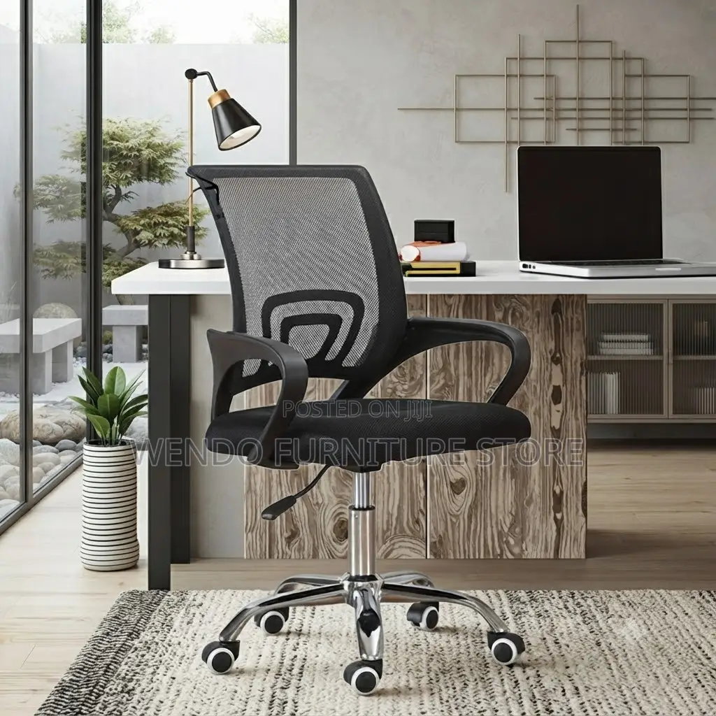 Office Chair; Mid Backrest Ergonomic Mesh Clerical Home Chairs