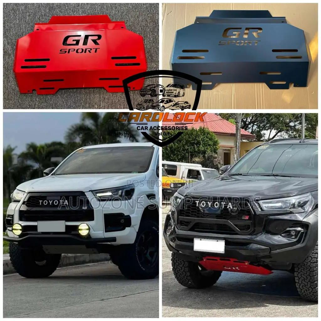 JSKLT Under Body Front Engine Guard Skid Plate for Toyota Hilux Gr
