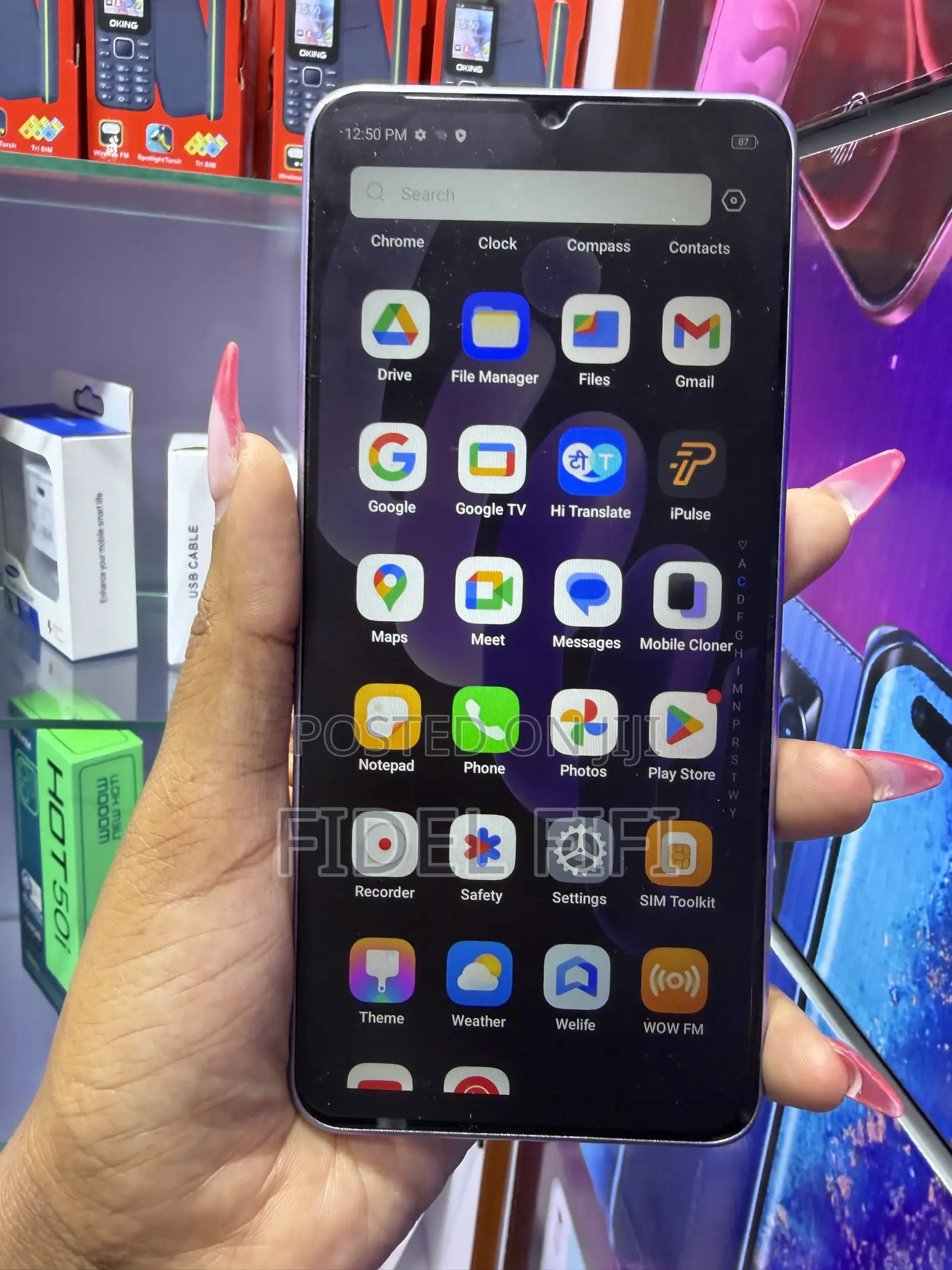 Itel City 100 128 GB Purple