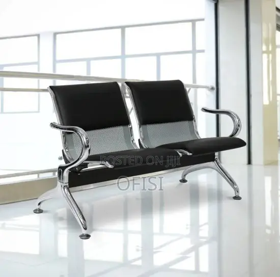 Waiting Bench; Two-Person Airport Waiting Office Bench