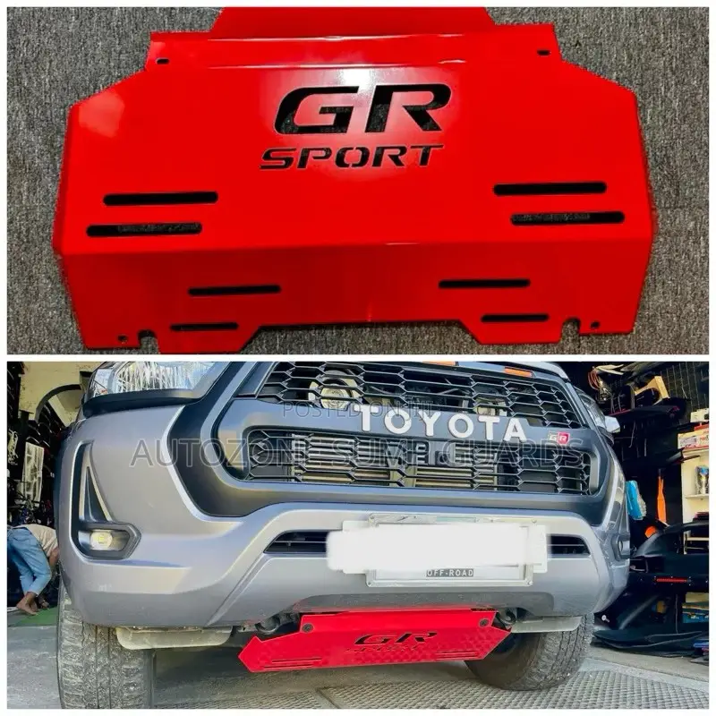 Gr Sport Red Skid Plate for Toyota Hilux Revo 2016-2024
