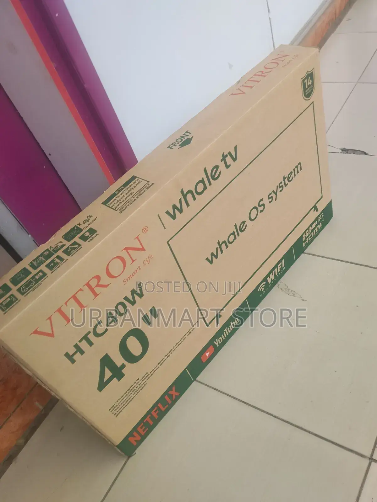 Vitron 40 Inch HTC40W Smart Whale OS TV