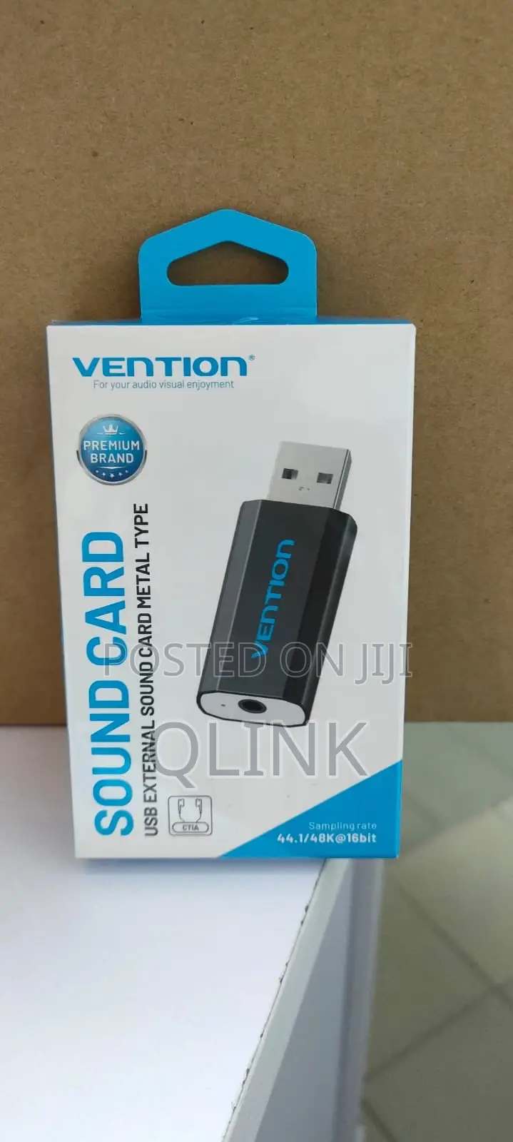 Vention USB External Sound Card Black Metal Type