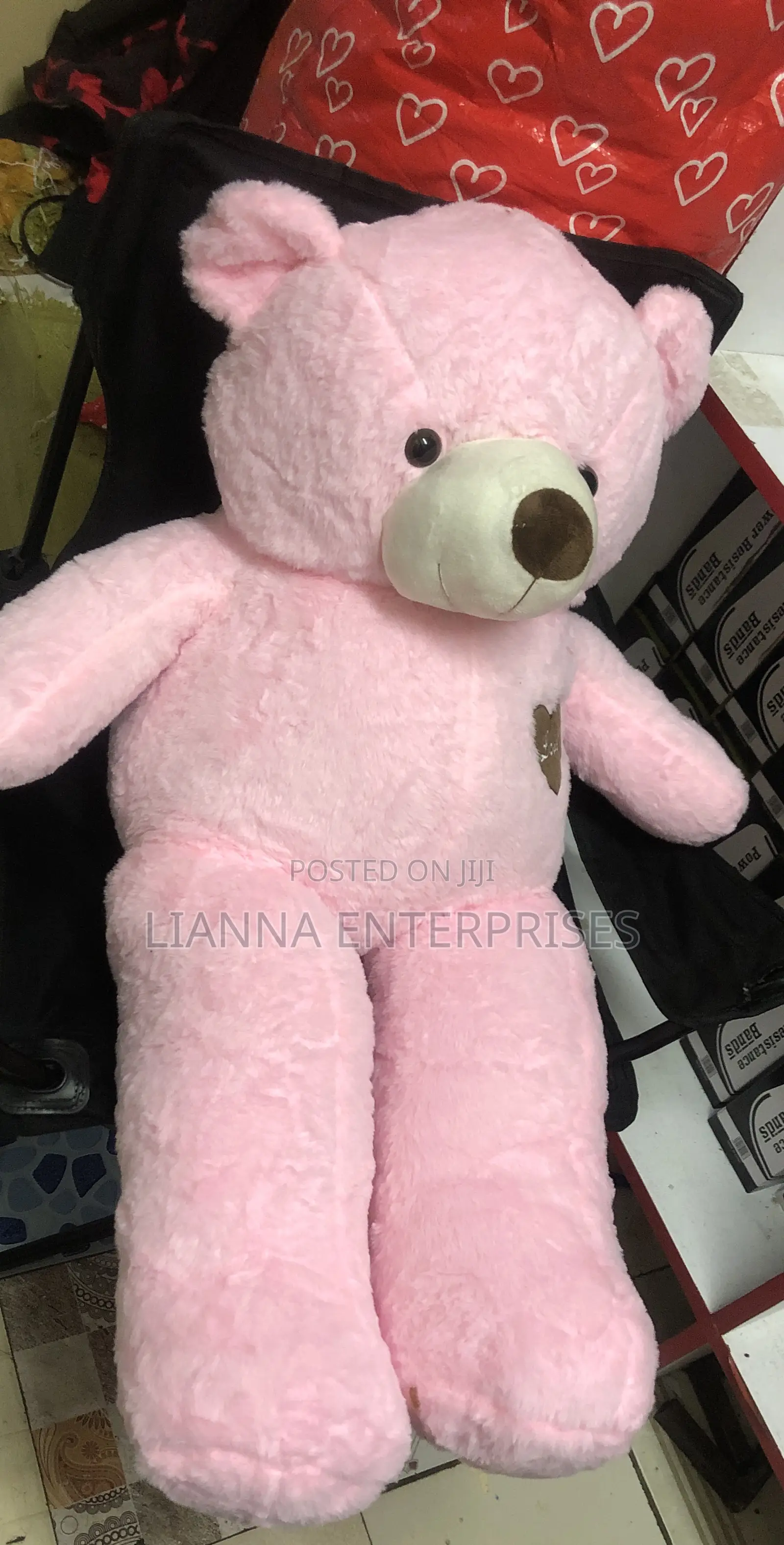 Bubbly Cute Pink Teddy Bear
