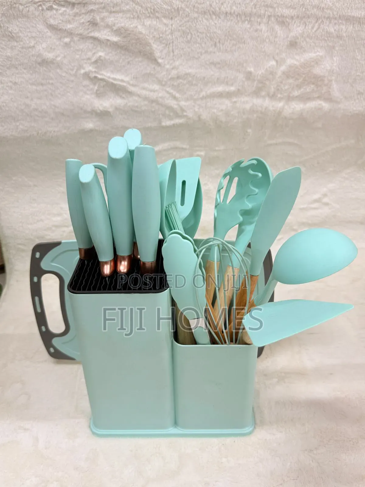 19pcs Silicon Cutlery Set