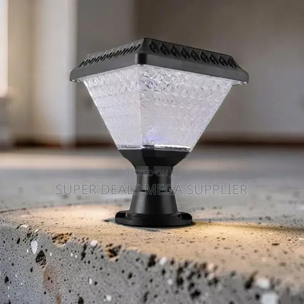 Decorative Outdoor Led Garden Light Main Gate Post Solar Light Lamp