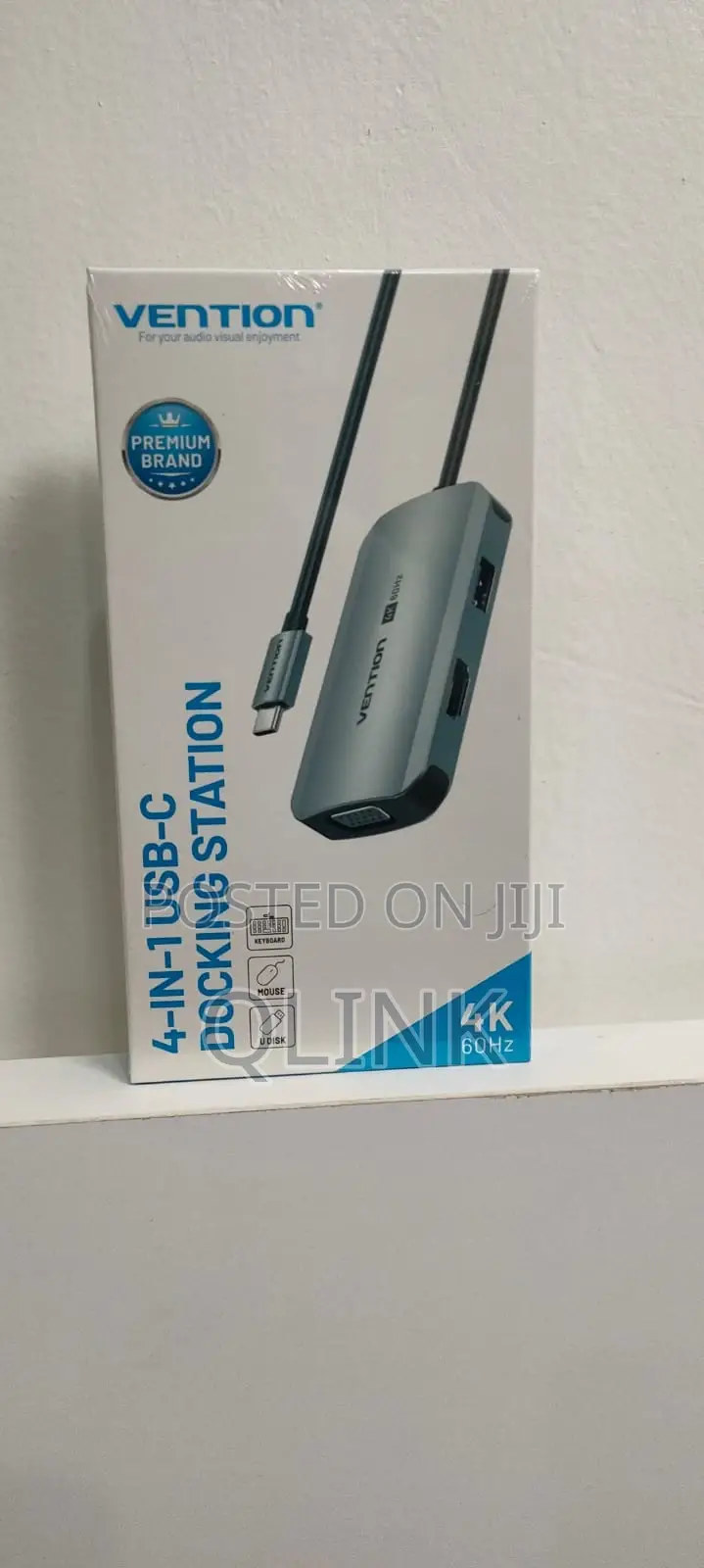 Vention USB-C to USB3.0x4/PD Hub 0.15M Gray Aluminum Alloy Type