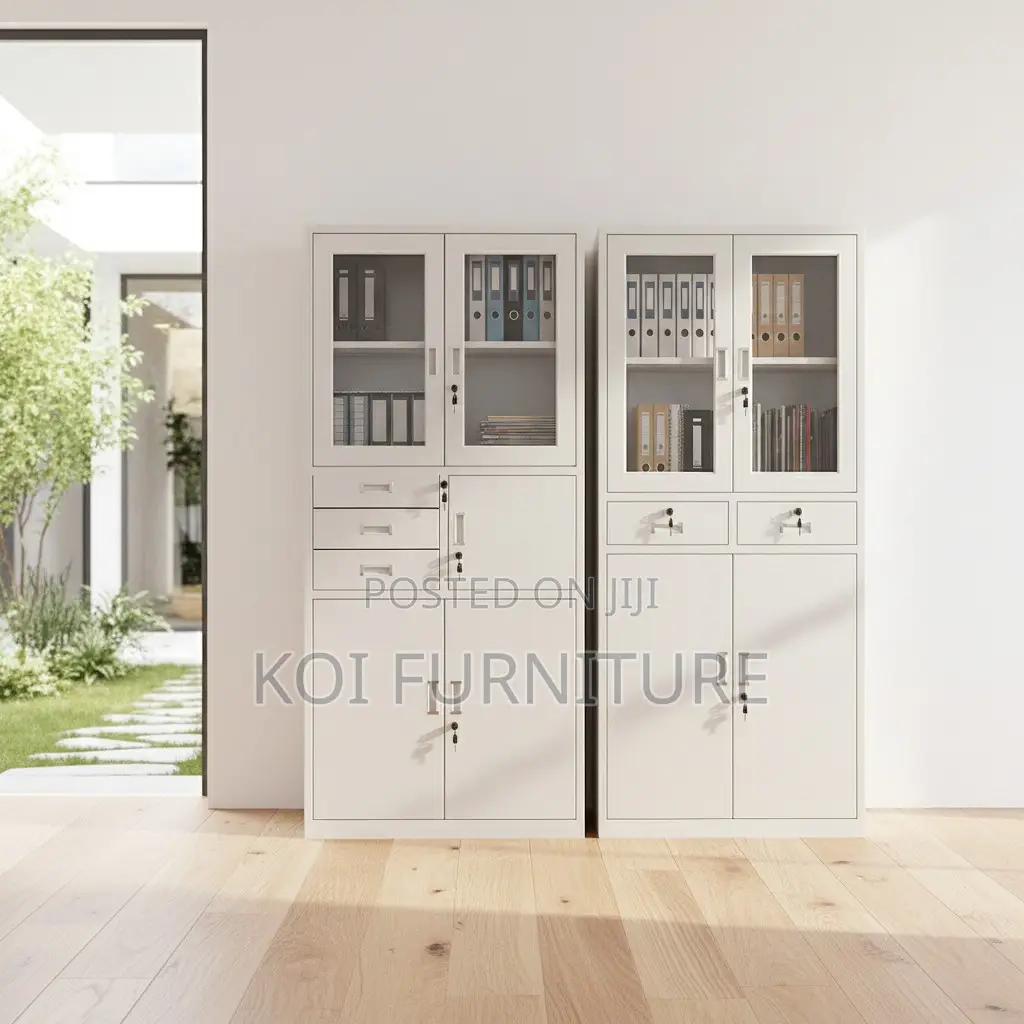 Office Cabinet; Two Doors Steel Filing Cabinet (With Safe)