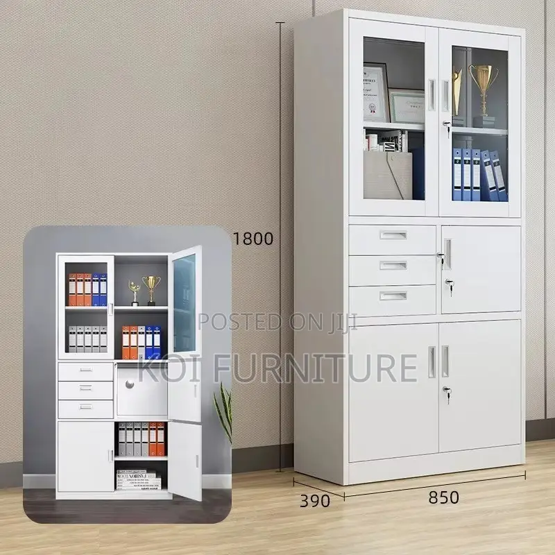 Office Cabinet; Two Doors Steel Filing Cabinet (With Safe)