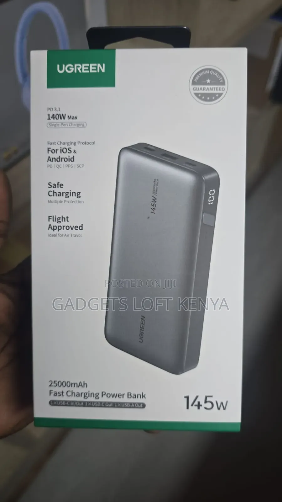 UGREEN Nexode 145W Fast Charging Power Bank for MacBook Laptops