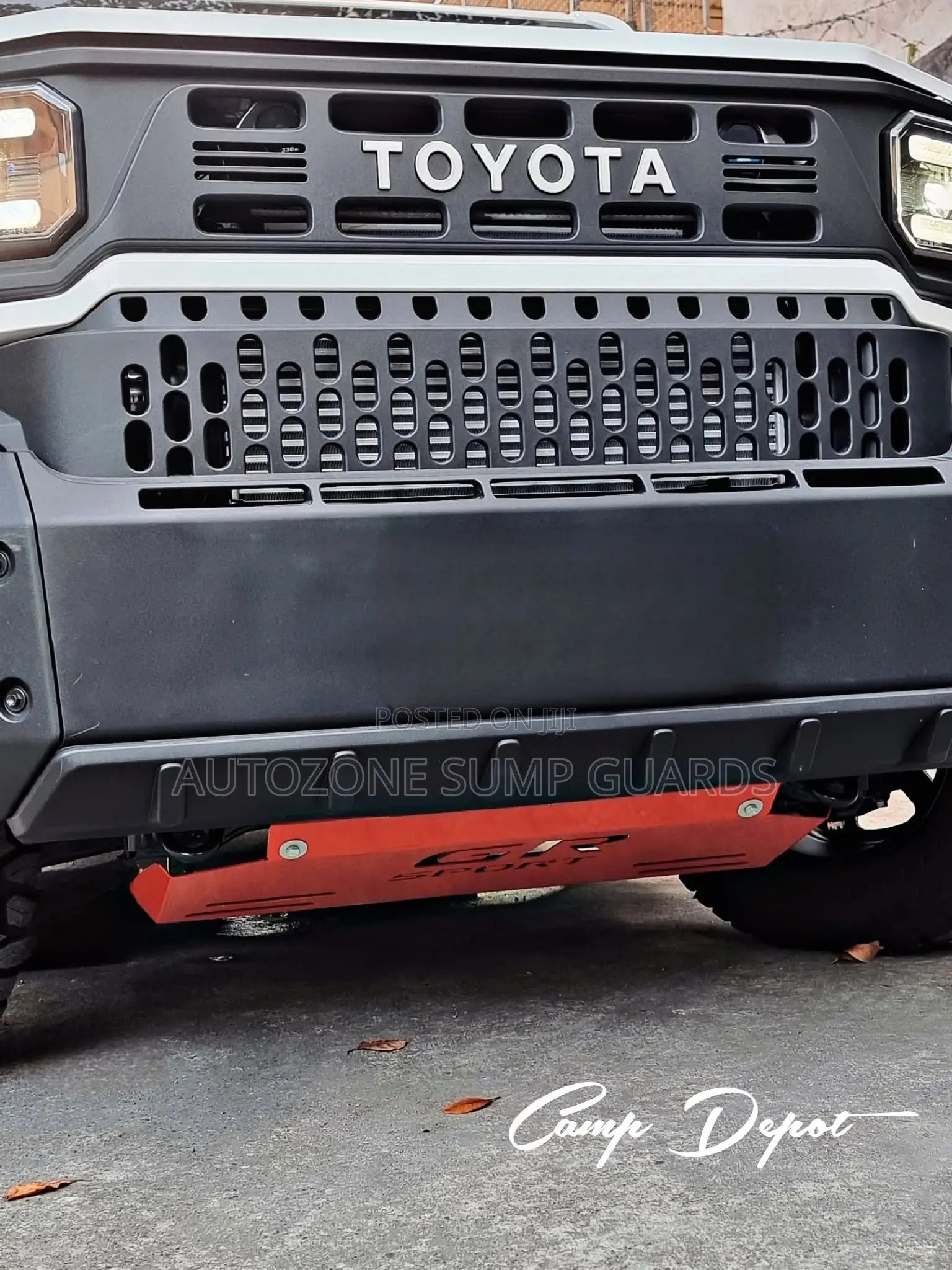 Steel Front Engine Skid Plate for Toyota Hilux Revo Fortuner 15-23