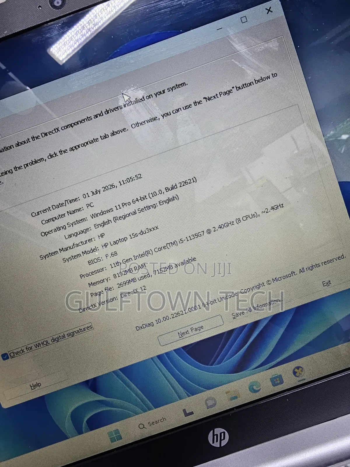 Laptop HP 15 8GB Intel Core i5 SSD 256GB