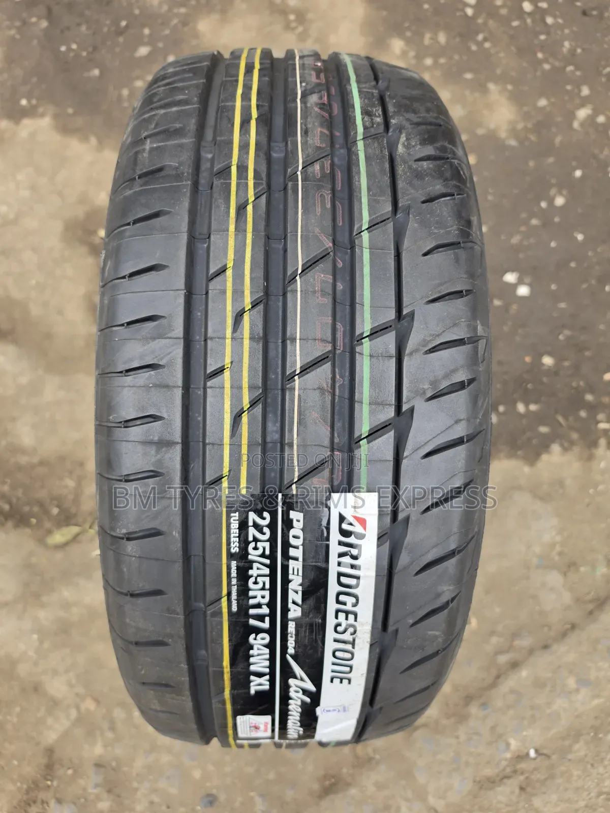 225 /45 R17 Bridgestone Tires (Potenza) 004