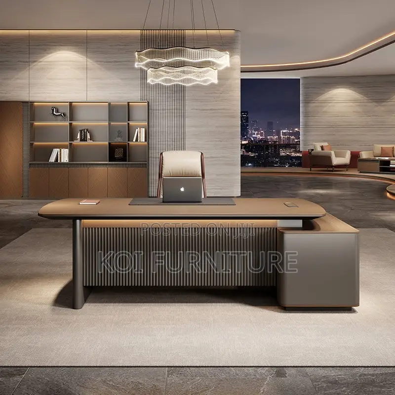 Office Desk; 1.6 Meters Executive Advanced Office Desk in L Shape